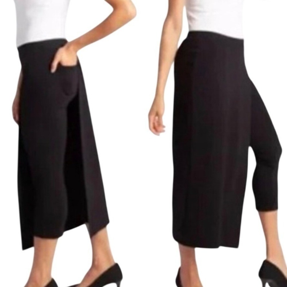 Betabrand Skirt the Sassiest Womens‎ Large Black Maxi Long Elastic Waist Stretch